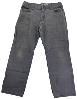 Carhartt Relaxed Straight Workwear Canvas Pants Men's 36x30 Dark Grey 102517 039